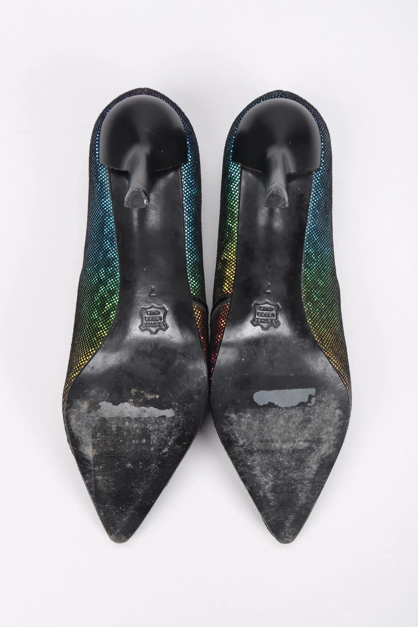 Electric Rainbow Holo Heels