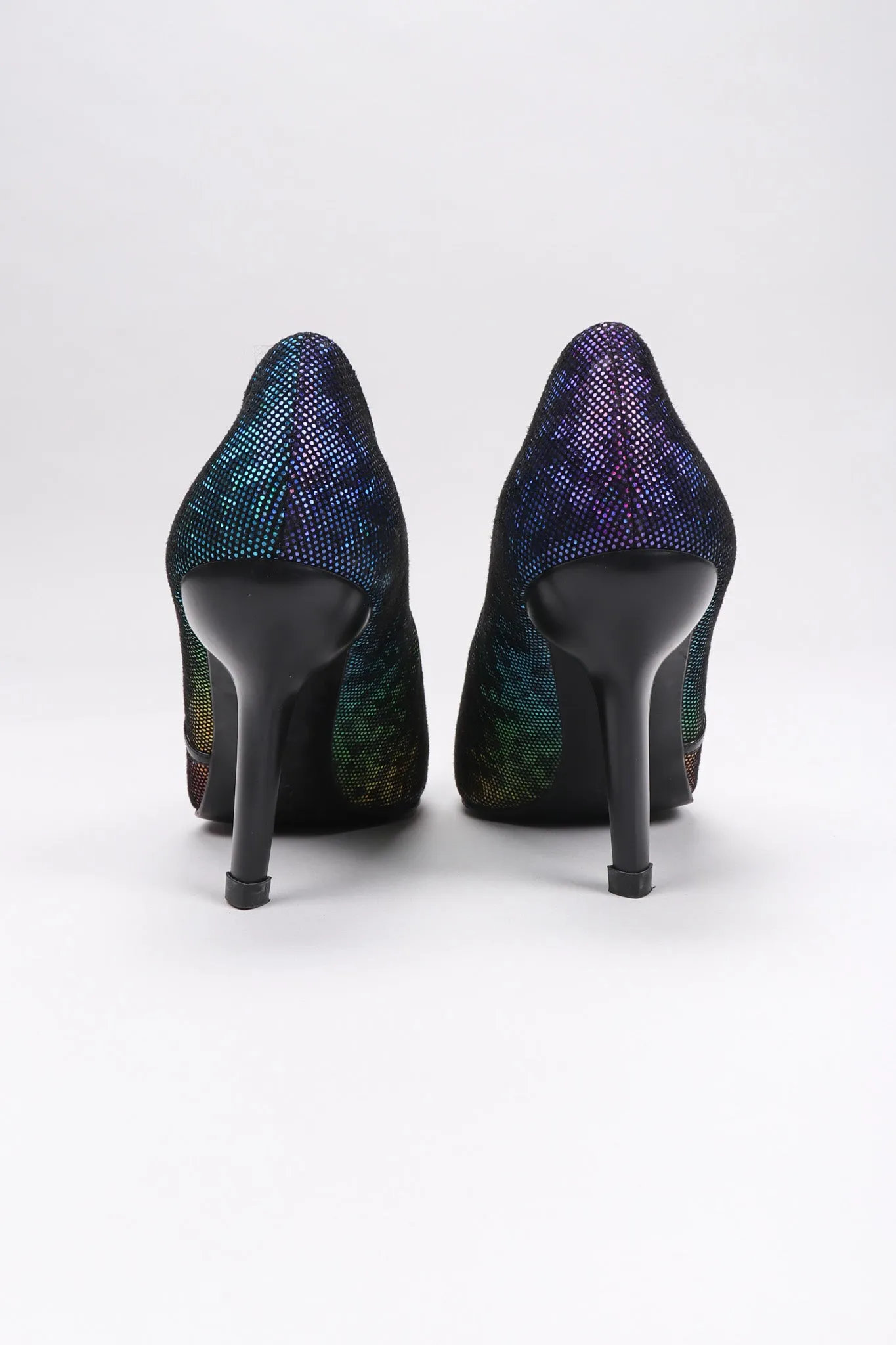 Electric Rainbow Holo Heels