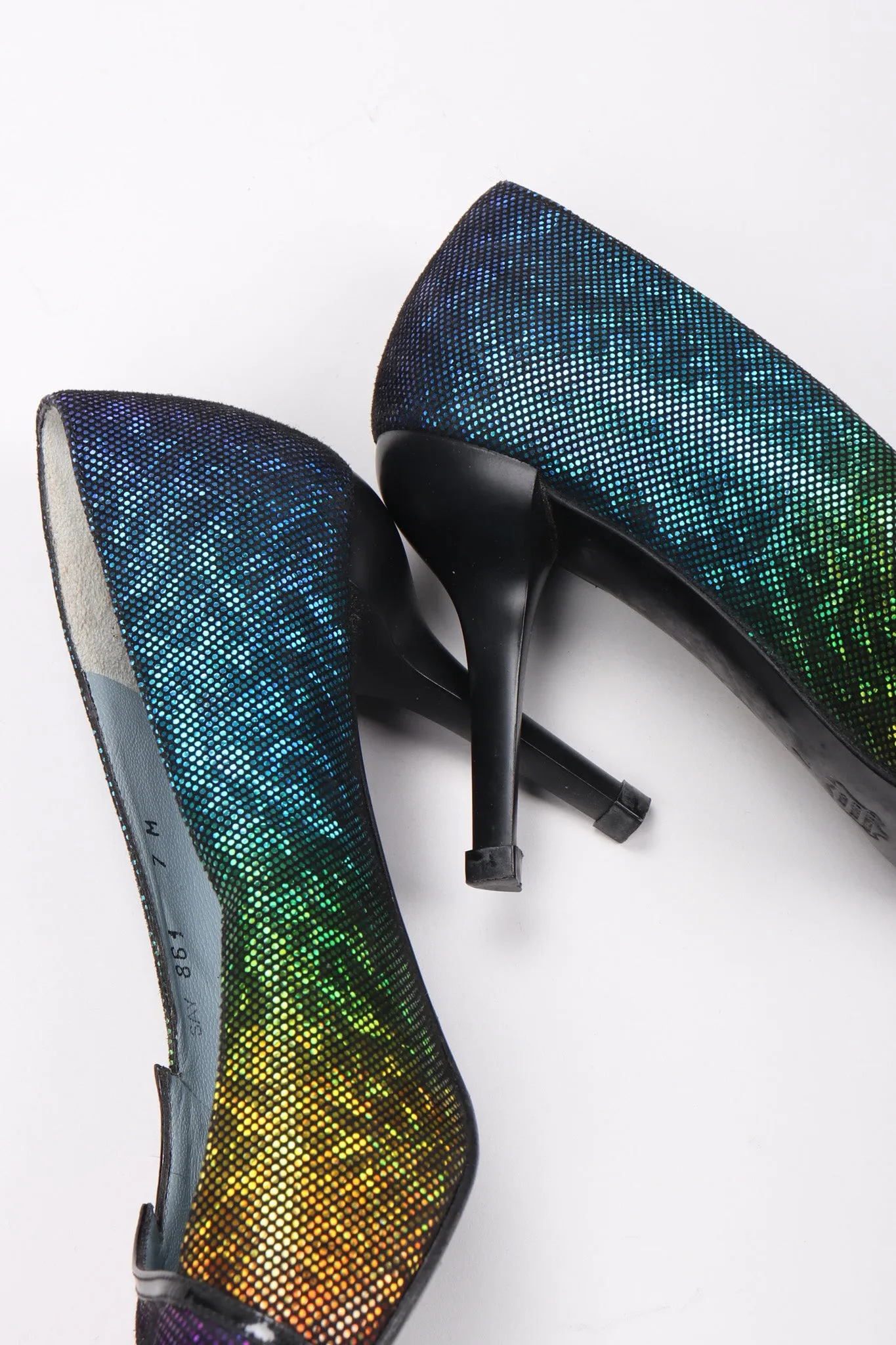 Electric Rainbow Holo Heels