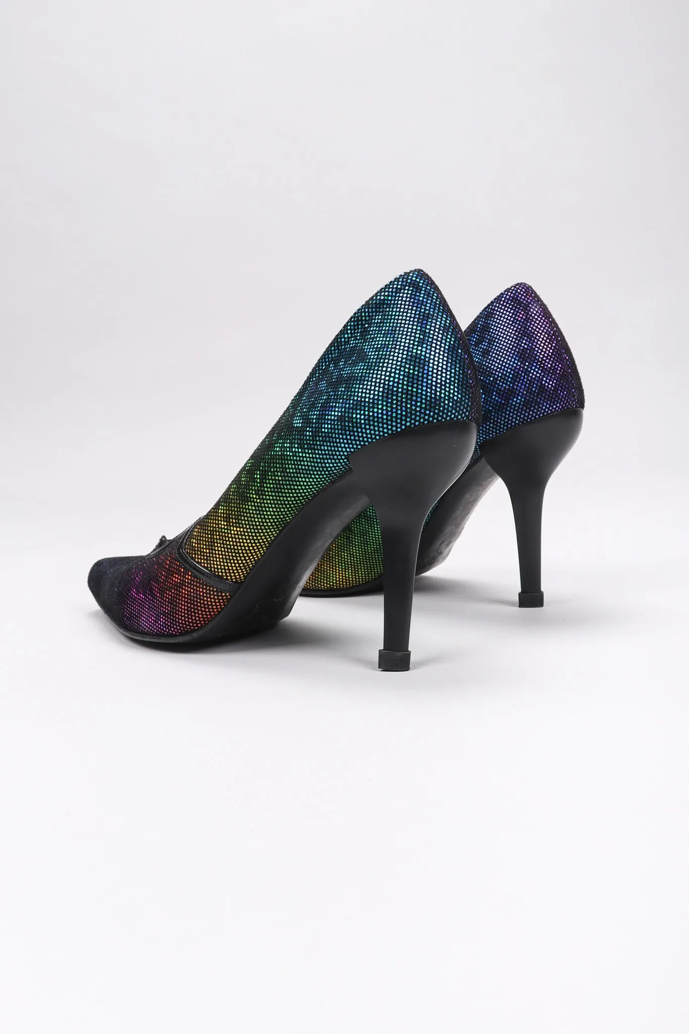 Electric Rainbow Holo Heels