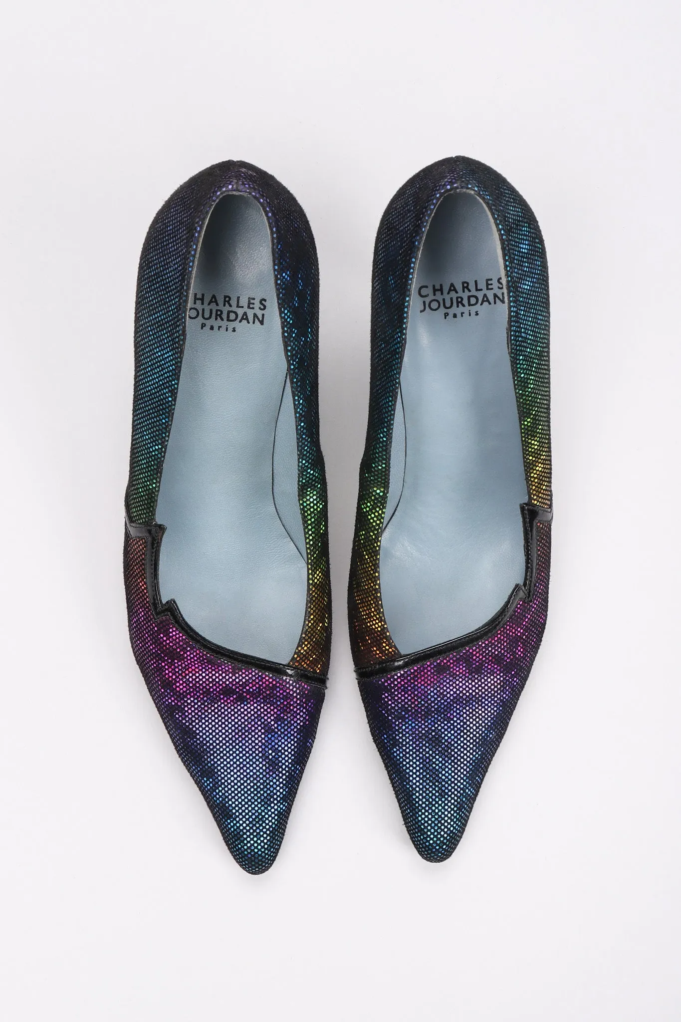 Electric Rainbow Holo Heels