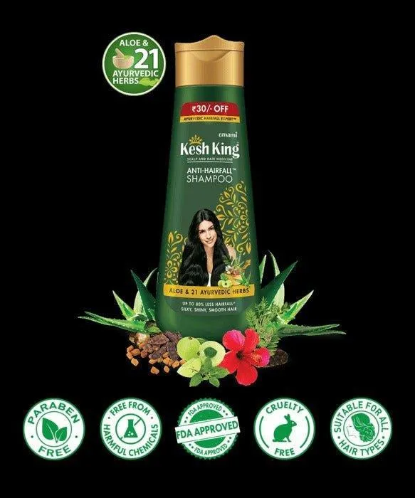 Emami Kesh King Ayurvedic Hairfall Expert Shampoo - 200Ml (1 1) Offer