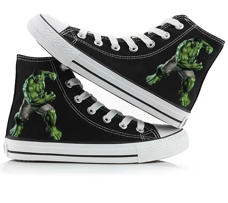Hulk Shoes Sneakers Sports Shoes High top Canvas Shoes Hulk Gifts