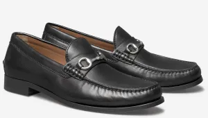 J&M Collection Baldwin Black Bit Loafer