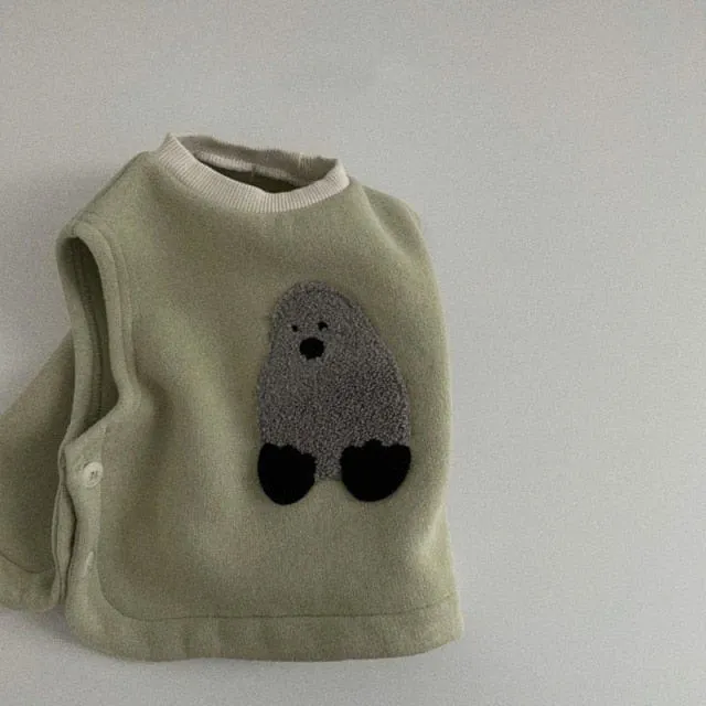 Kids Cartoon Sweater Vest