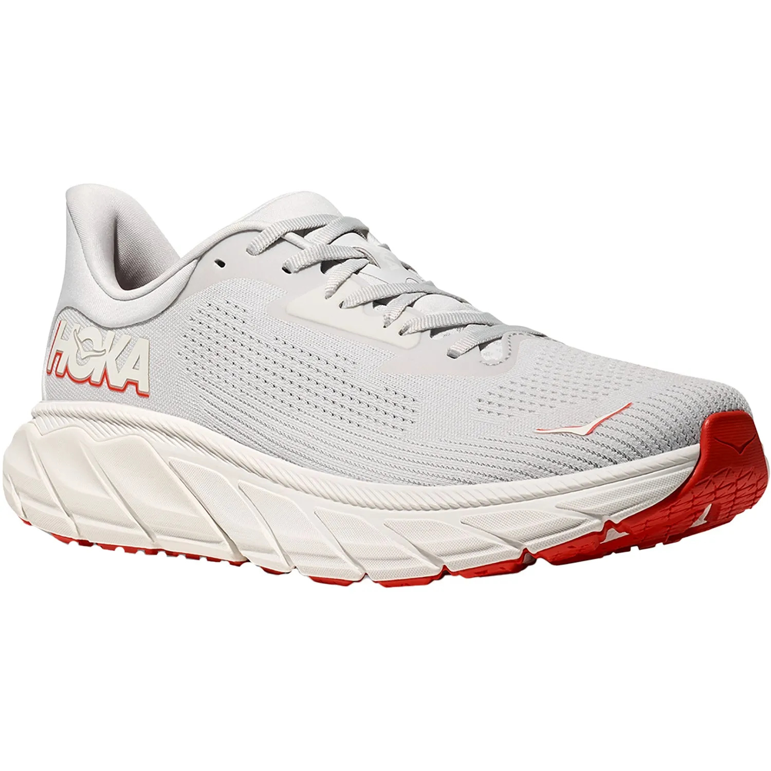 Men's Hoka Arahi 7 Cosmic Grey/Tomato