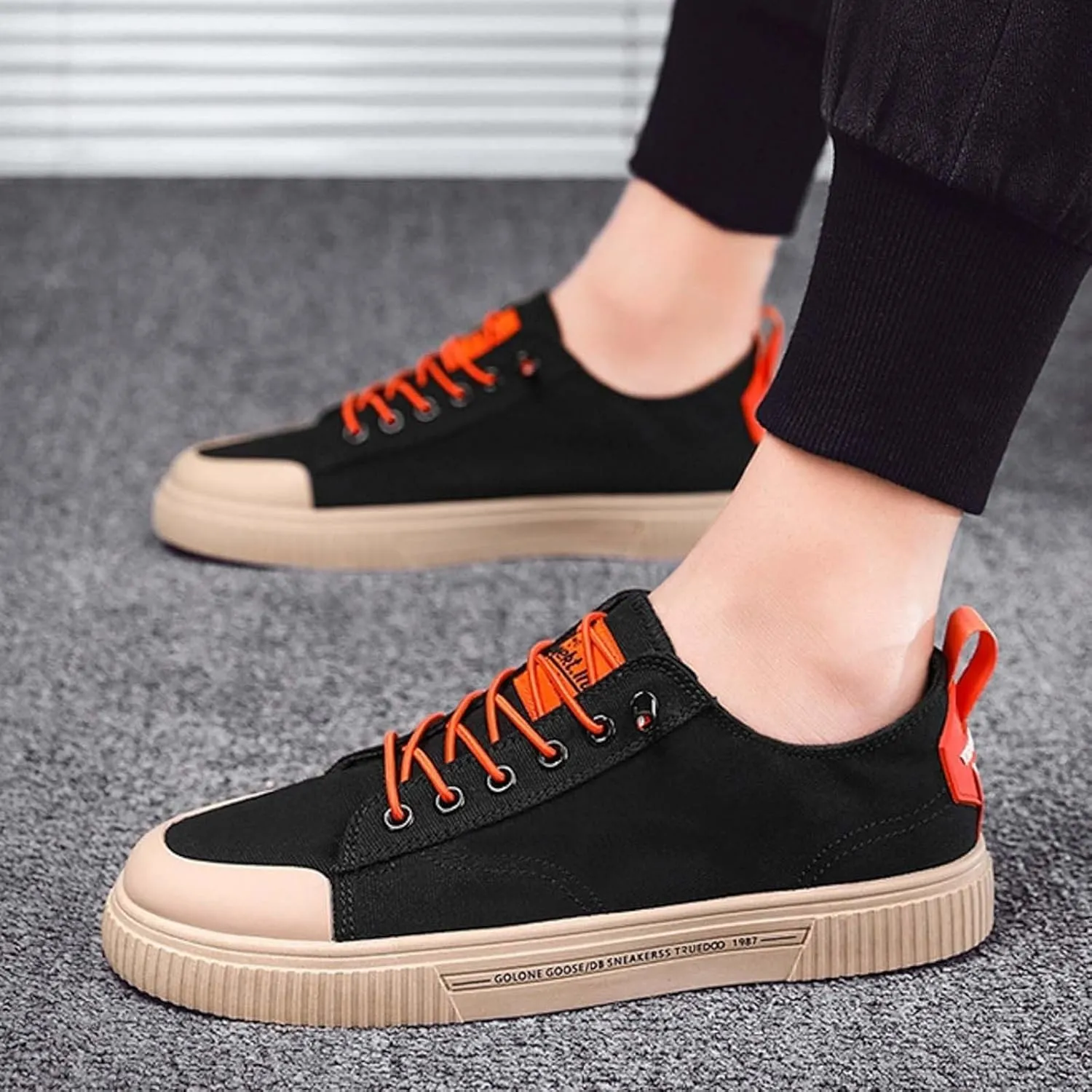Men's Walking Shoes Athletic Shoes Mens Running Shoes Slip-On Tennis Shoes Non Slip Workout Sneakers for Walking