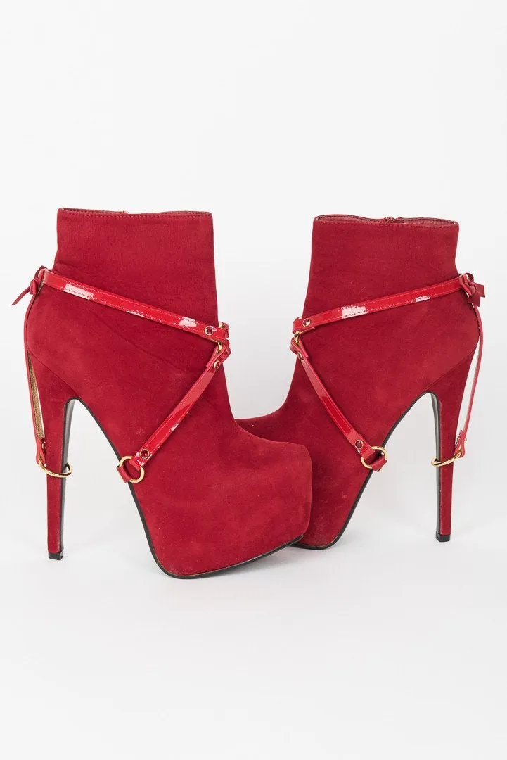 Red Hot Heel Cuffs