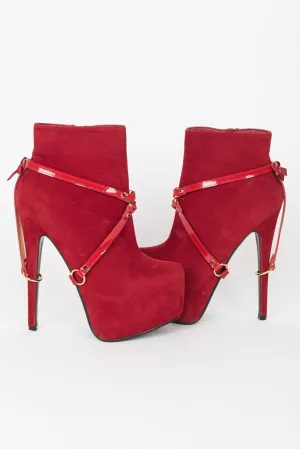 Red Hot Heel Cuffs