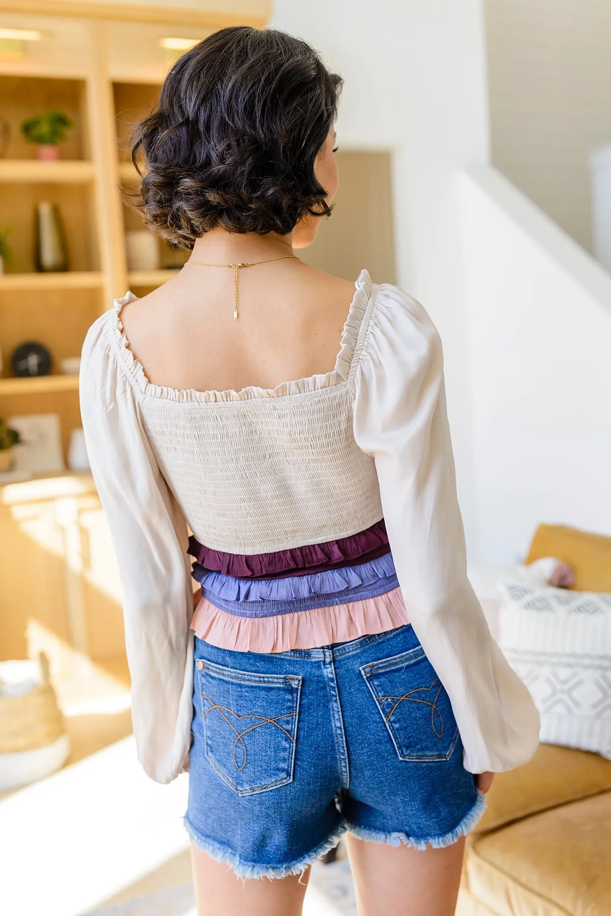 Shirley Smocked Ruffle Blouse (Online Exclusive)