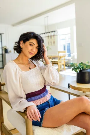 Shirley Smocked Ruffle Blouse (Online Exclusive)