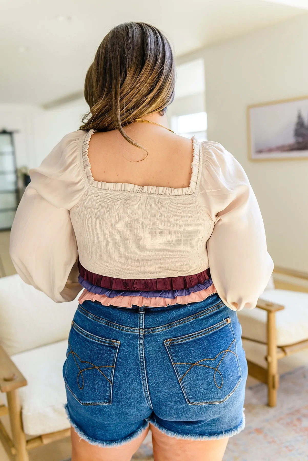 Shirley Smocked Ruffle Blouse (Online Exclusive)