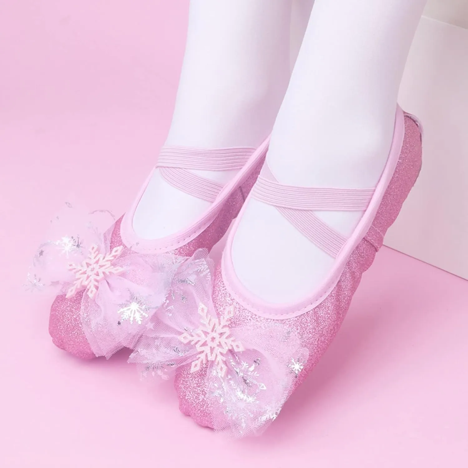 Shoes for Girls Children Shoes Dance Shoes Warm Dance Ballet Performance Indoor Shoes Yoga Toddler Tennis Show