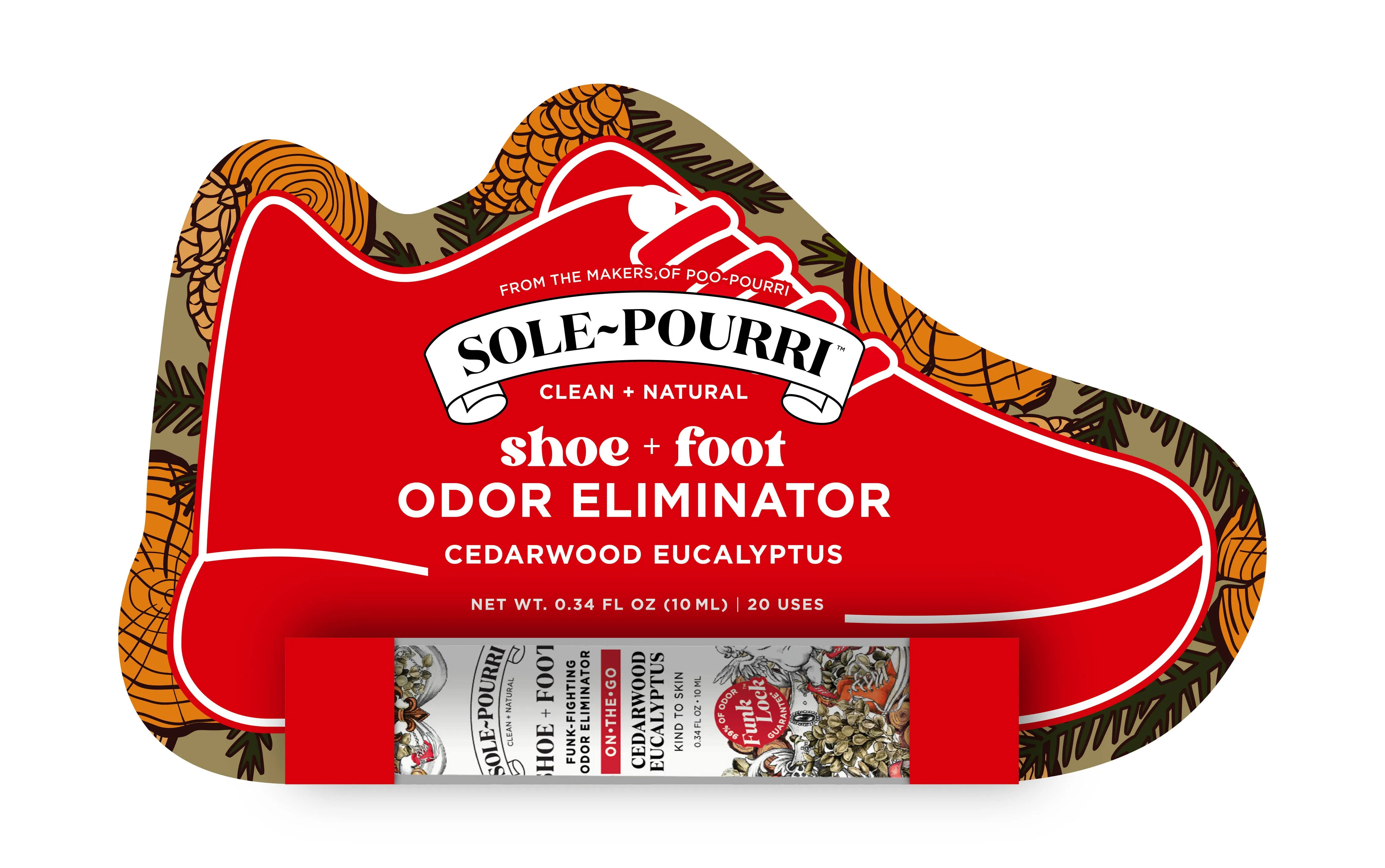Sole~Pourri Shoe   Foot Odor Spray Cedarwood 10mL