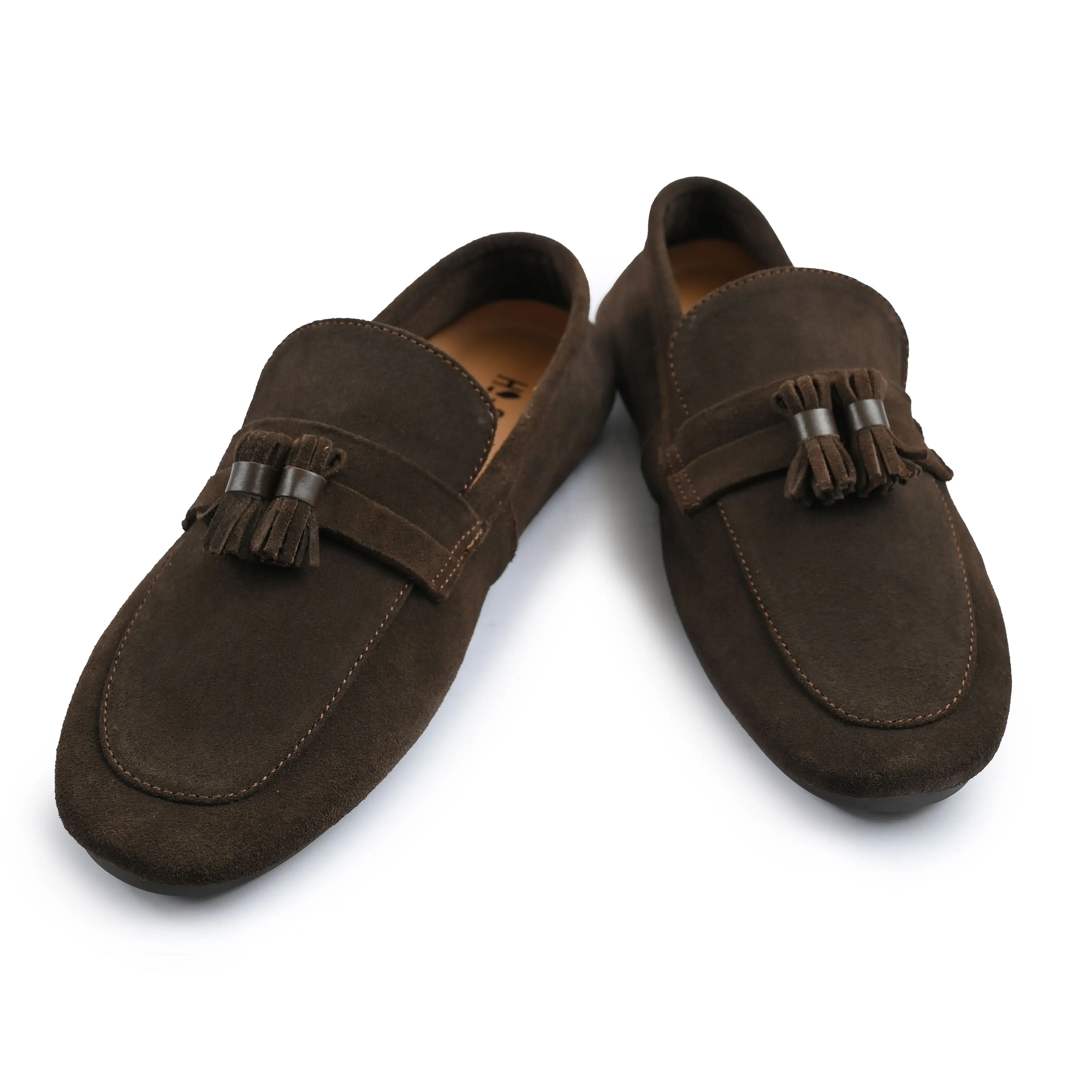 SUEDE LEATHER TASSEL MOCCASIN