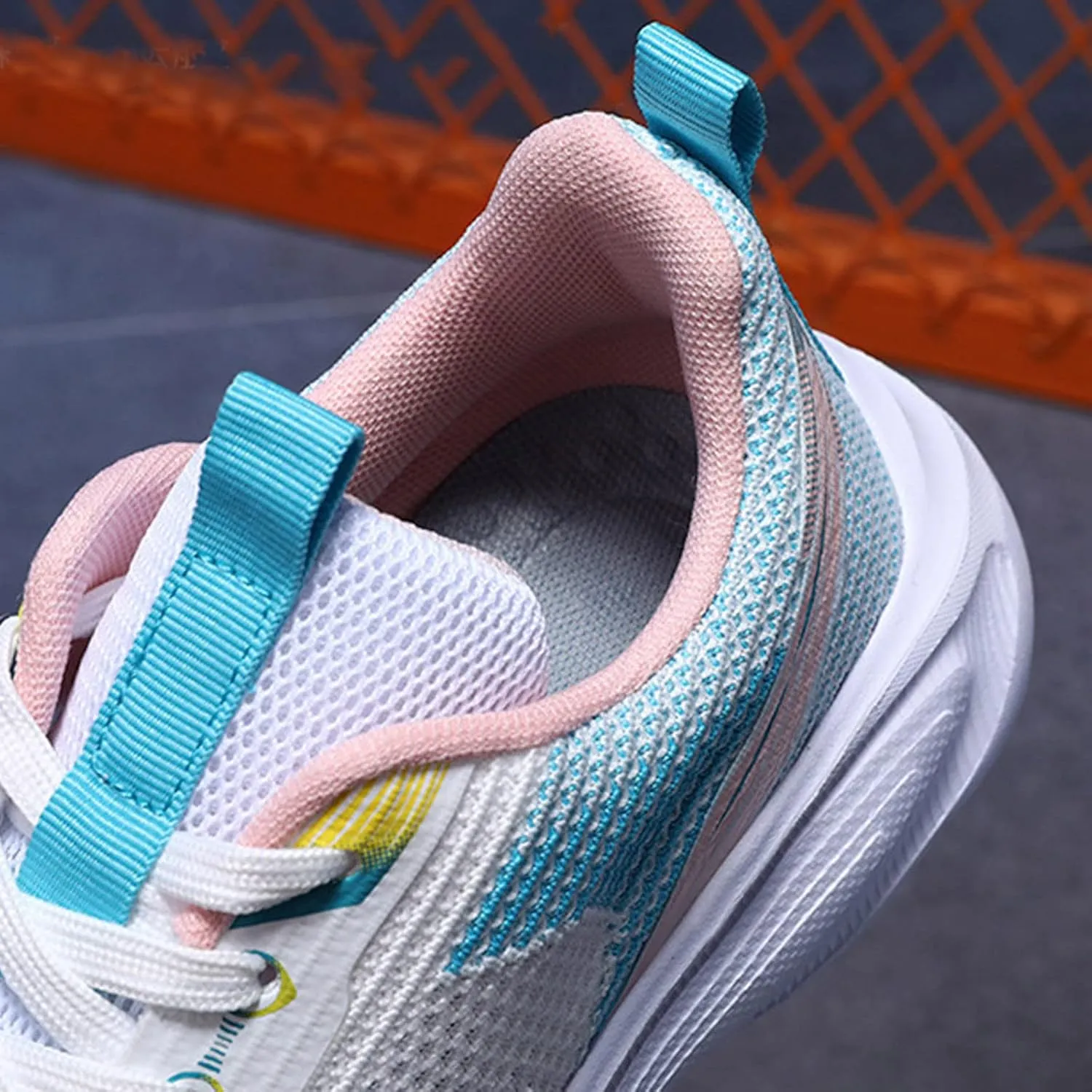 Women Breathable Mesh Tennis Shoes Running Sneaker Lace-Up Walking Shoes Non Slip Workout Shoes for Indoor Outdoor Gym