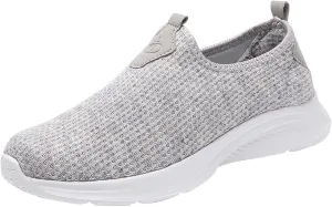 Womens Slip On Walking Shoes Lightweight Breathable Non Slip Non Slip Work Shoes Women Casual Women's Casual Shoes Waterproof Sneakers Tennis Shoe Cross Trainer Shoe